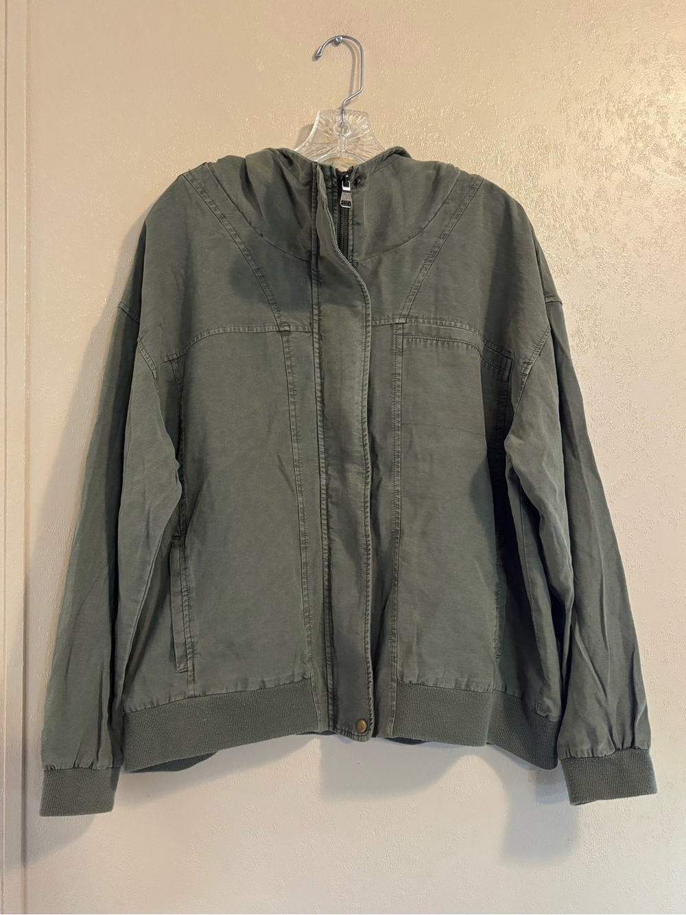 NWT Maurices Solid Twill Bomber Jacket sz XL